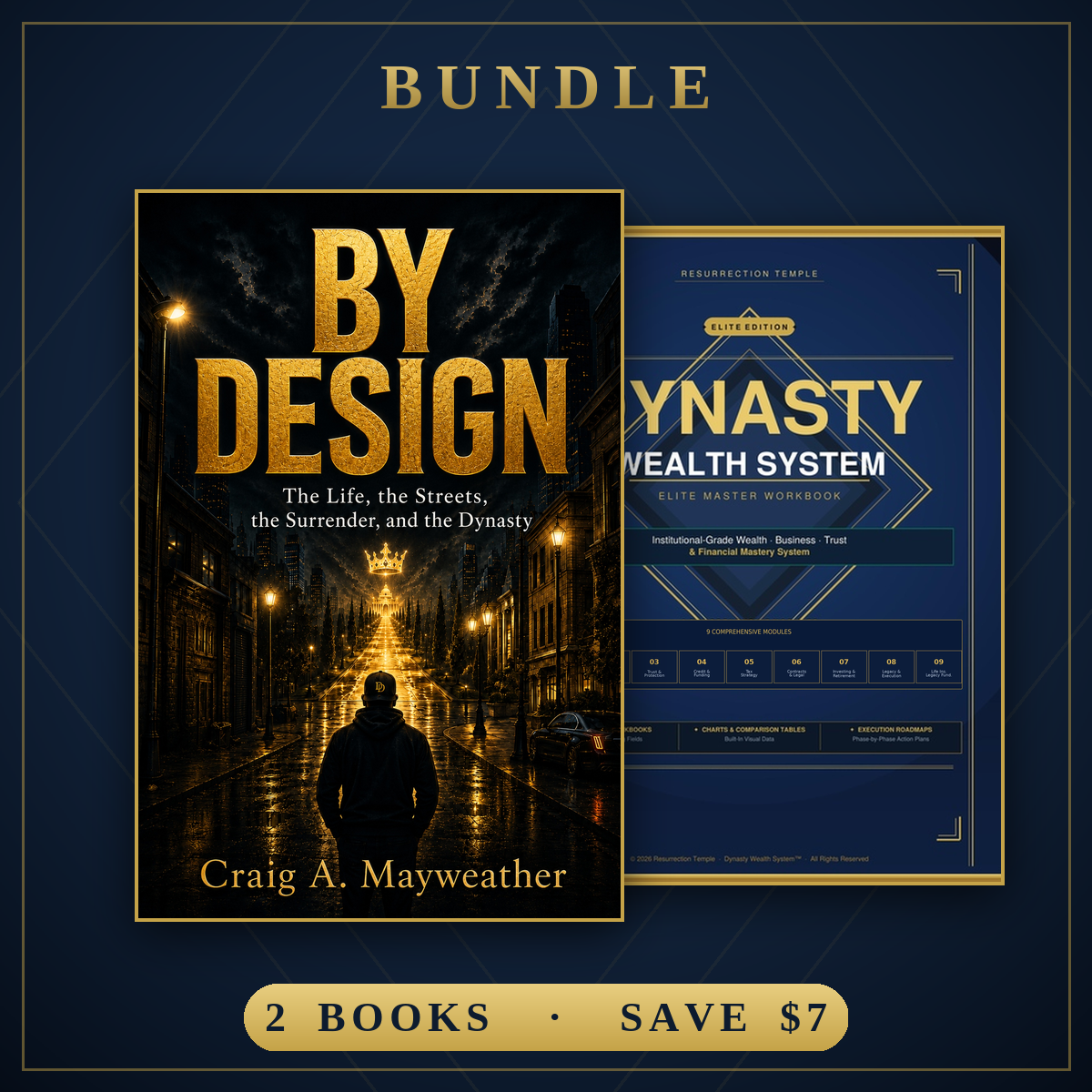 By Design memoir plus Dynasty Wealth System Workbook bundle