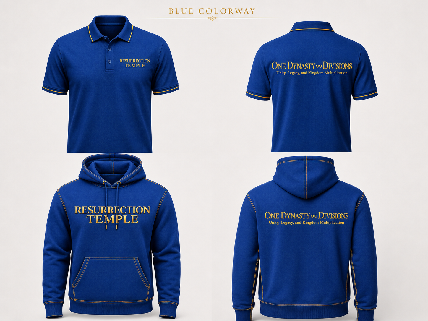 RT Dynasty Hoodie Blue