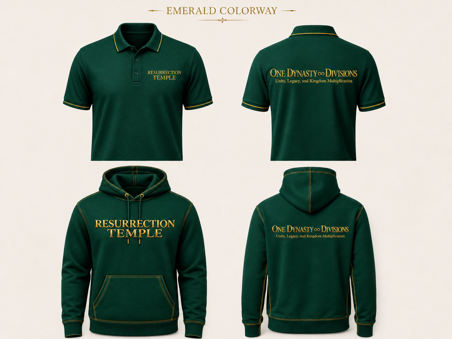 RT Dynasty Hoodie Emerald