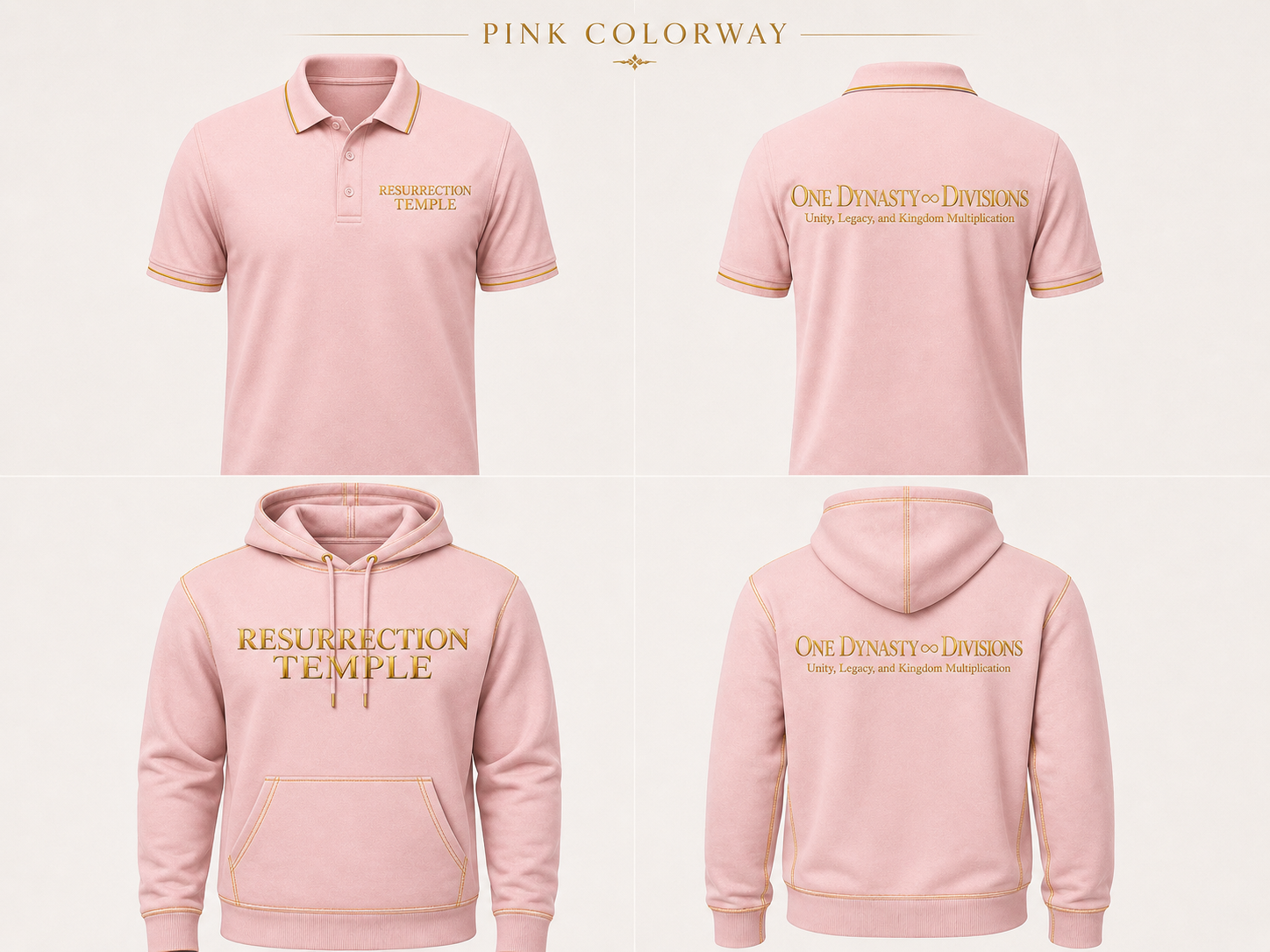 RT Dynasty Hoodie Pink