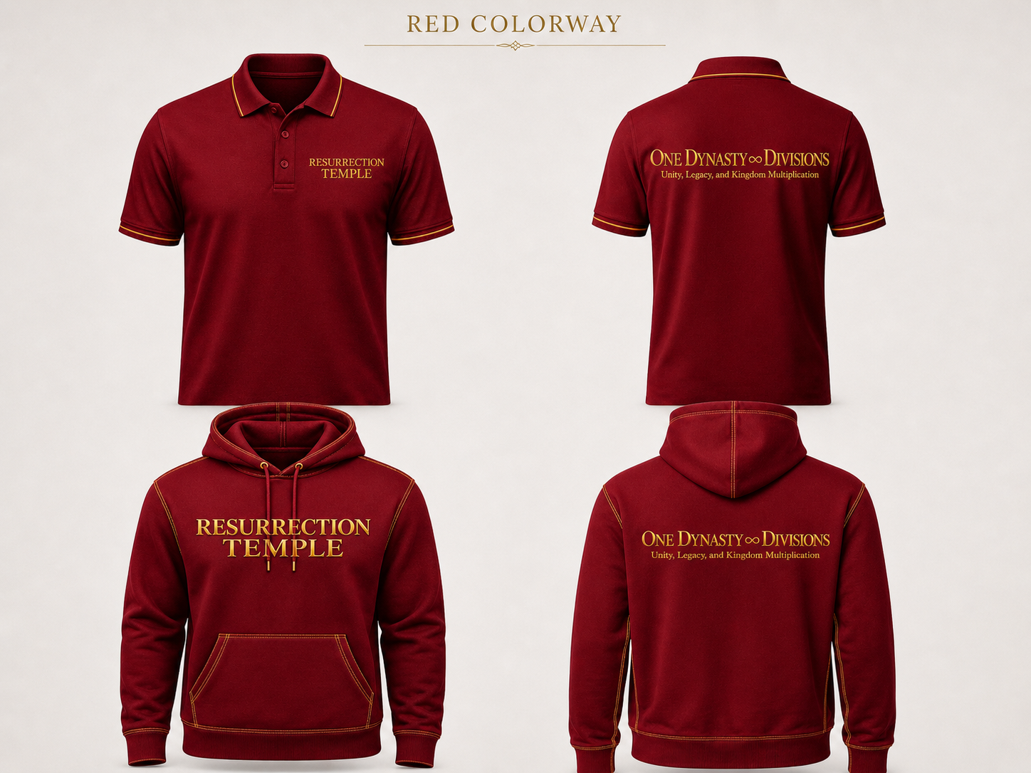 RT Dynasty Hoodie Red