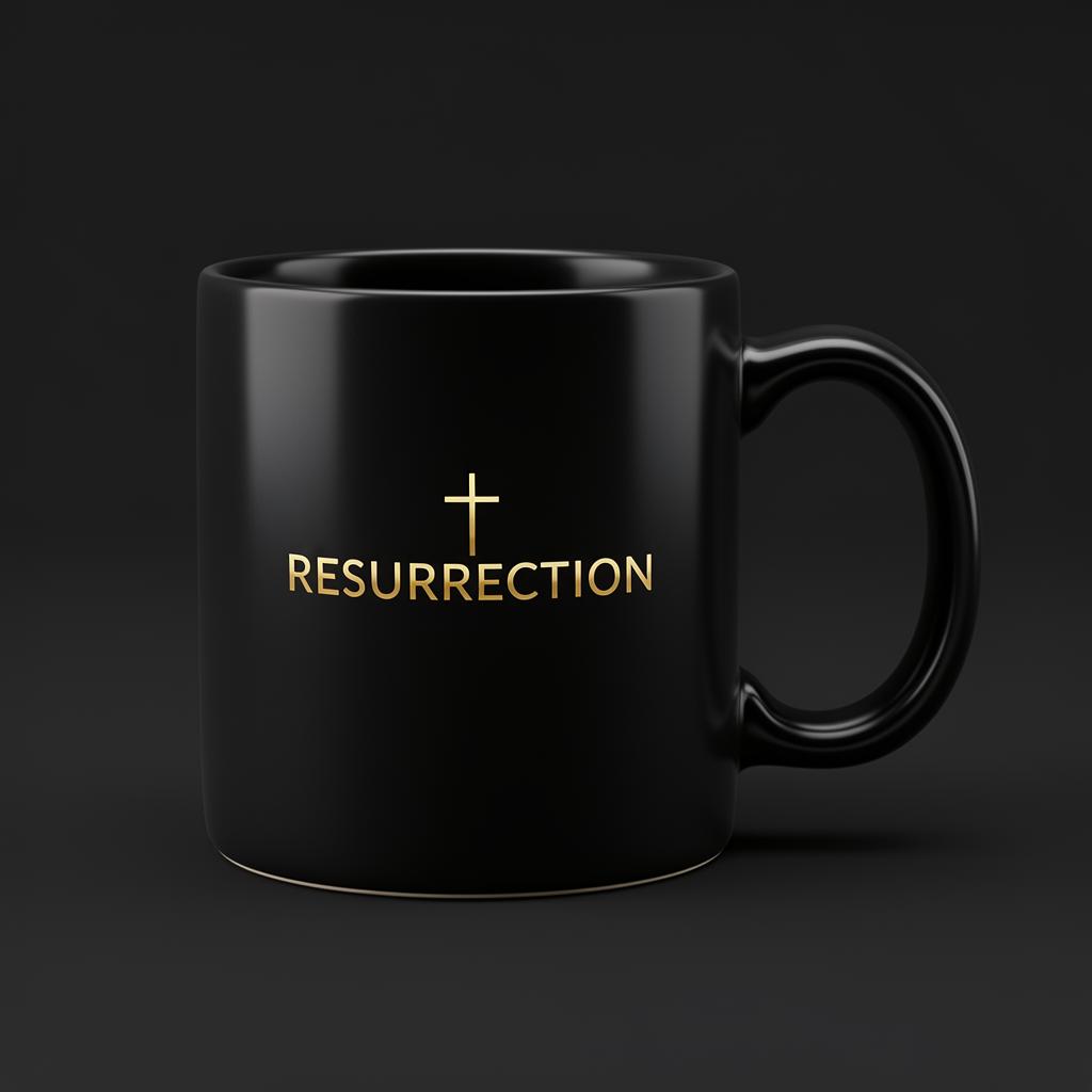 Resurrection Temple Mug Black